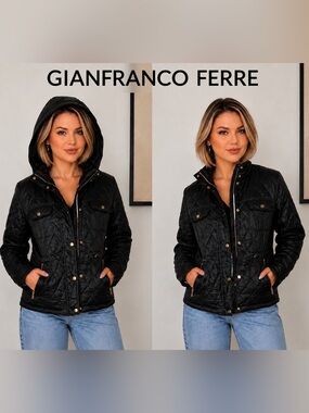 Gianfranco Ferre Vintage Businessleisure Quilted Jacket - Made in Italy L